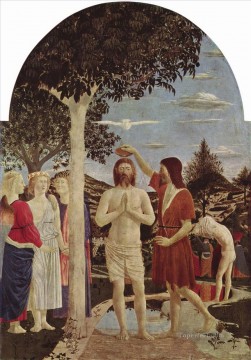 baptism of christ Painting - Piero della Francesca The Birth of Christ
